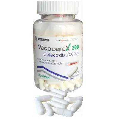 Vacocerex 200mg Vacopharm Chai 200 viên – Thuốc kháng viêm